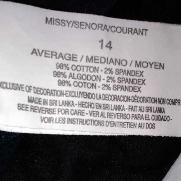 GLORIA VANDERBILT AMANDA JEANS TURQUOISE SIZE 14 AVG - Picture 10 of 10